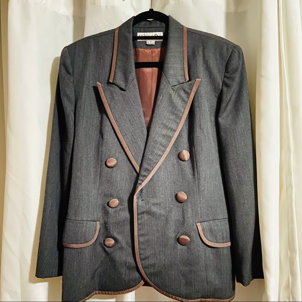 WOOL CHRISTIAN DIOR CLASSY SUIT JACKET